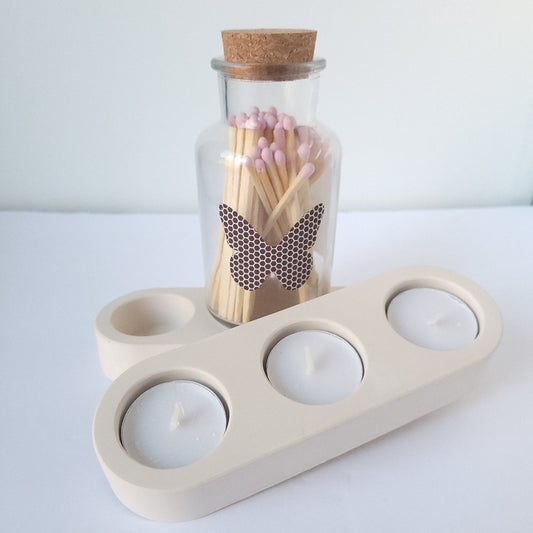 Simplicity Triple Votive Tealight Holder