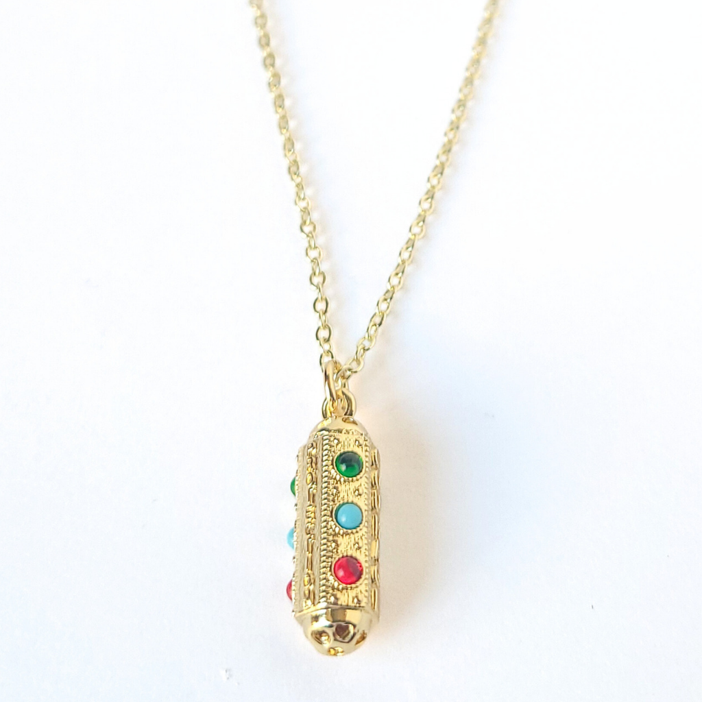 Amulet Pill Pendant Necklace