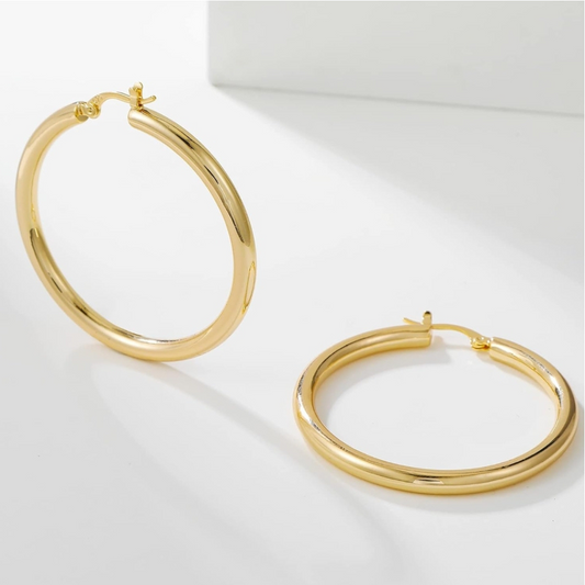 Gold Hoop Earrings