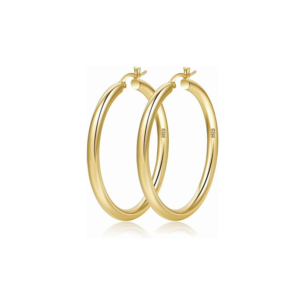 Gold Hoop Earrings