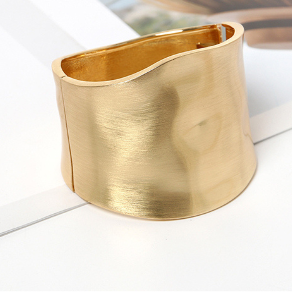 Hammered Gold Cuff