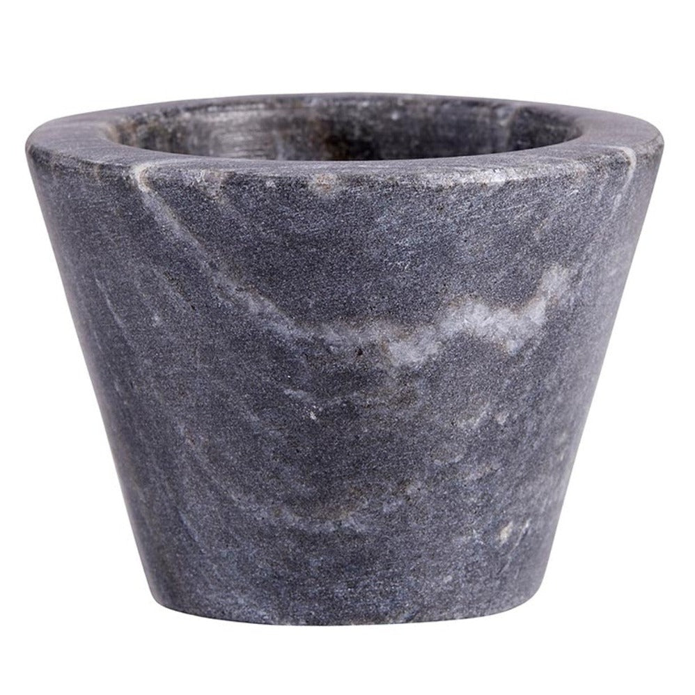 Marble Pinch Pot - Black