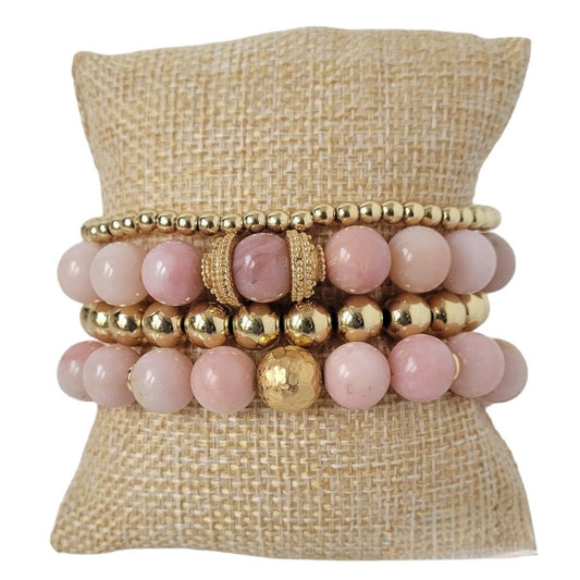 Pink Opla Gold Stack