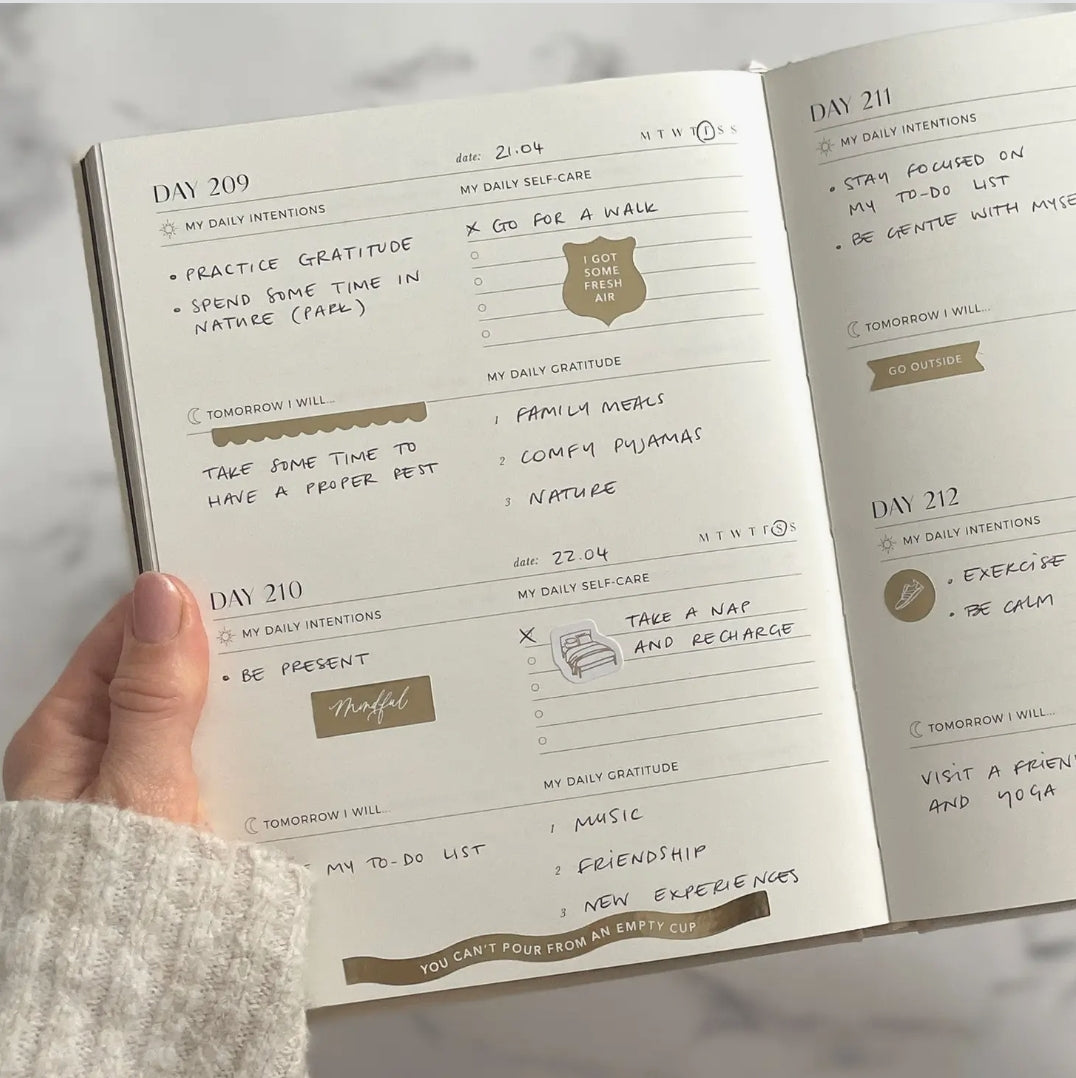 My Daily Self-Care Journal - Wellness Journal