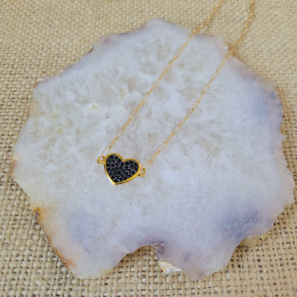 Black Love Necklace