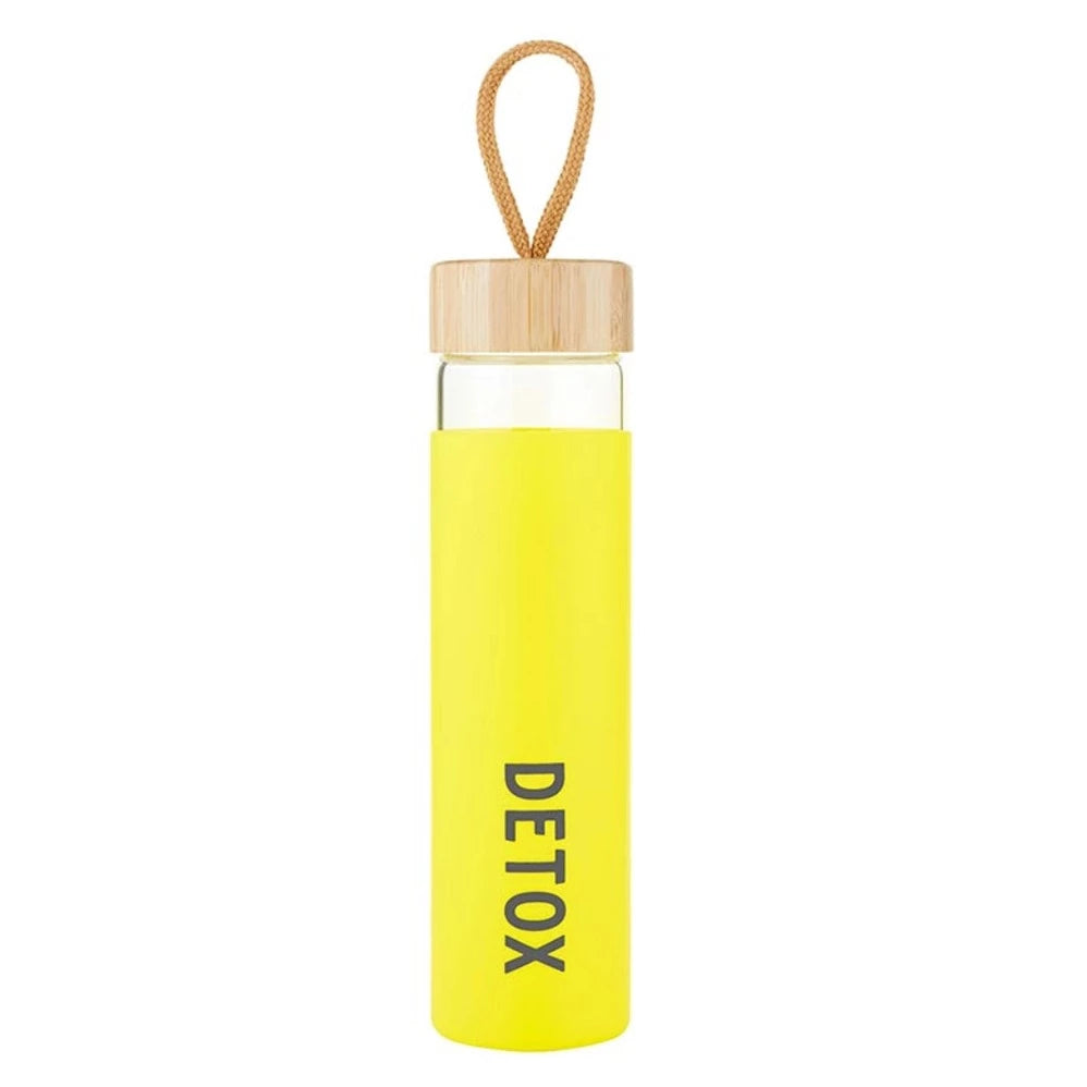 Glass Water Bottle - Detox